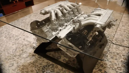 Engine block coffee table
