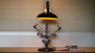 Briggs & Stratton V-Twin Engine Internals Lamp